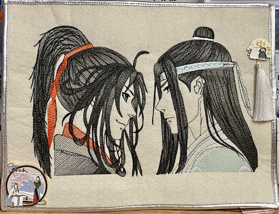 Вишитий постер Магістр диявольського культу