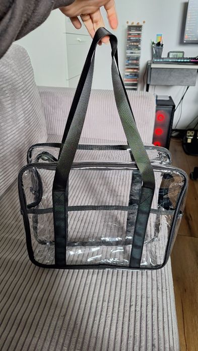 Kosmetyczka duża przezroczysta