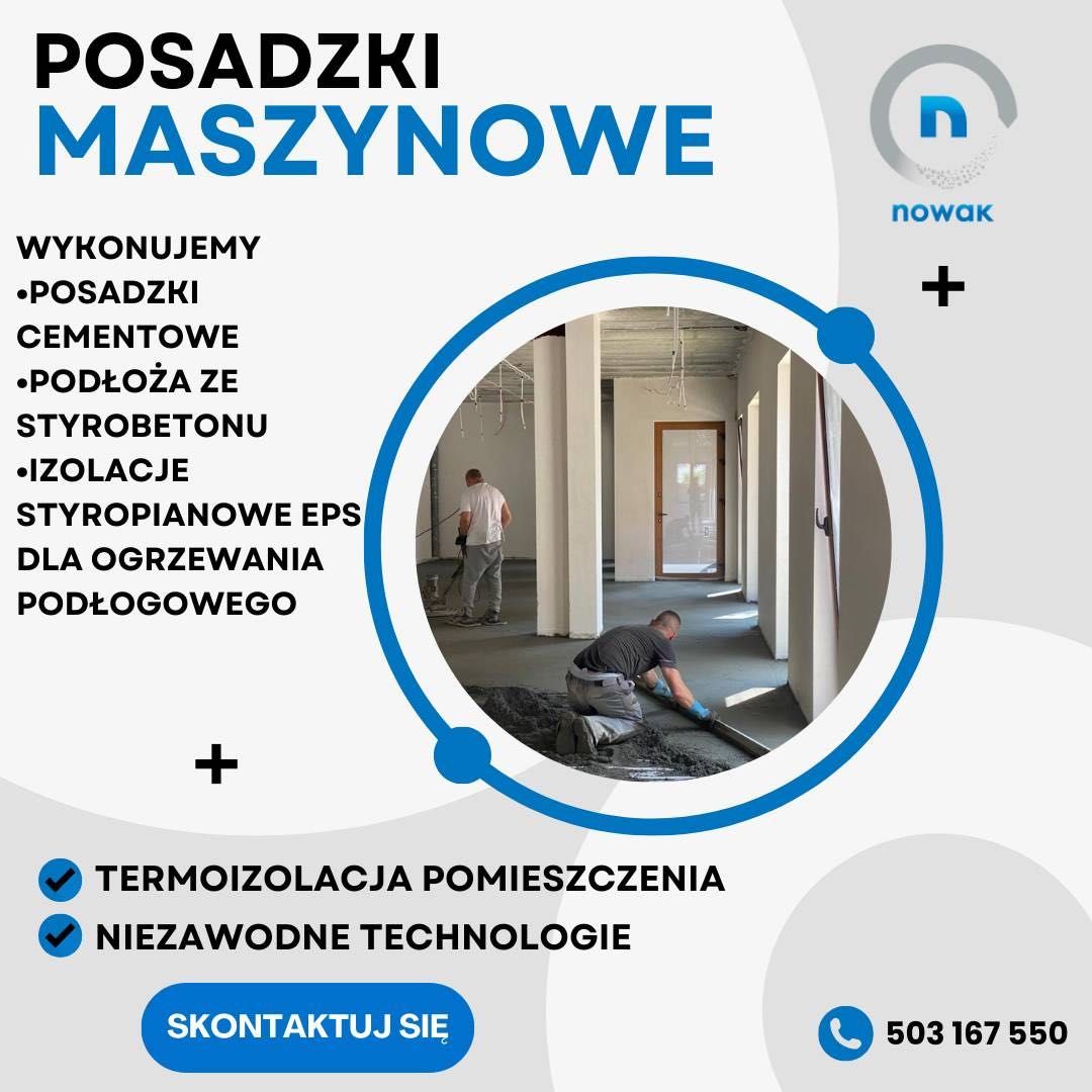 Posadzki maszynowe Zgorzelec - wylewki miksokretem