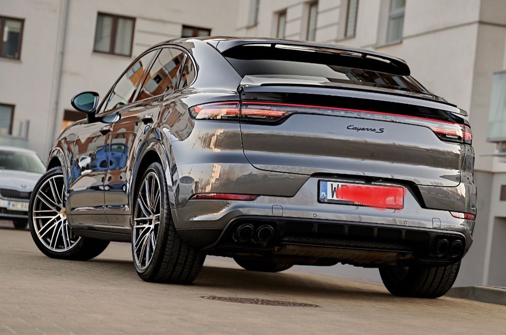 Piękne Porsche Cayenne S Coupe Ideal Bezwypadkowy 460 KM Zamiana Zamie
