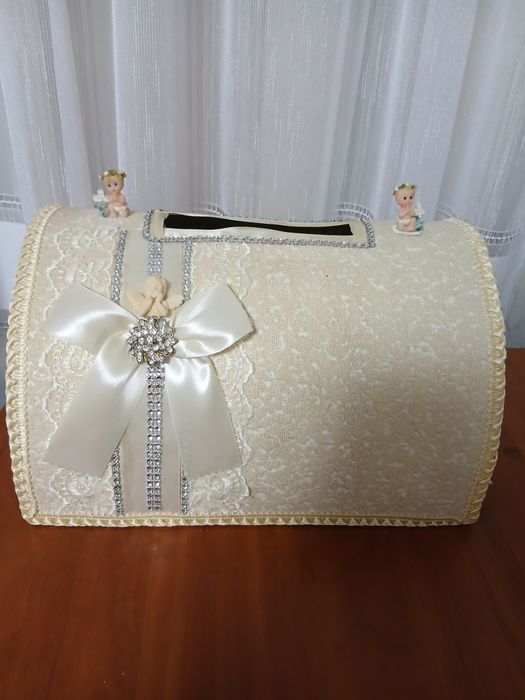 Коробка для грошей, подарунка на хрестини