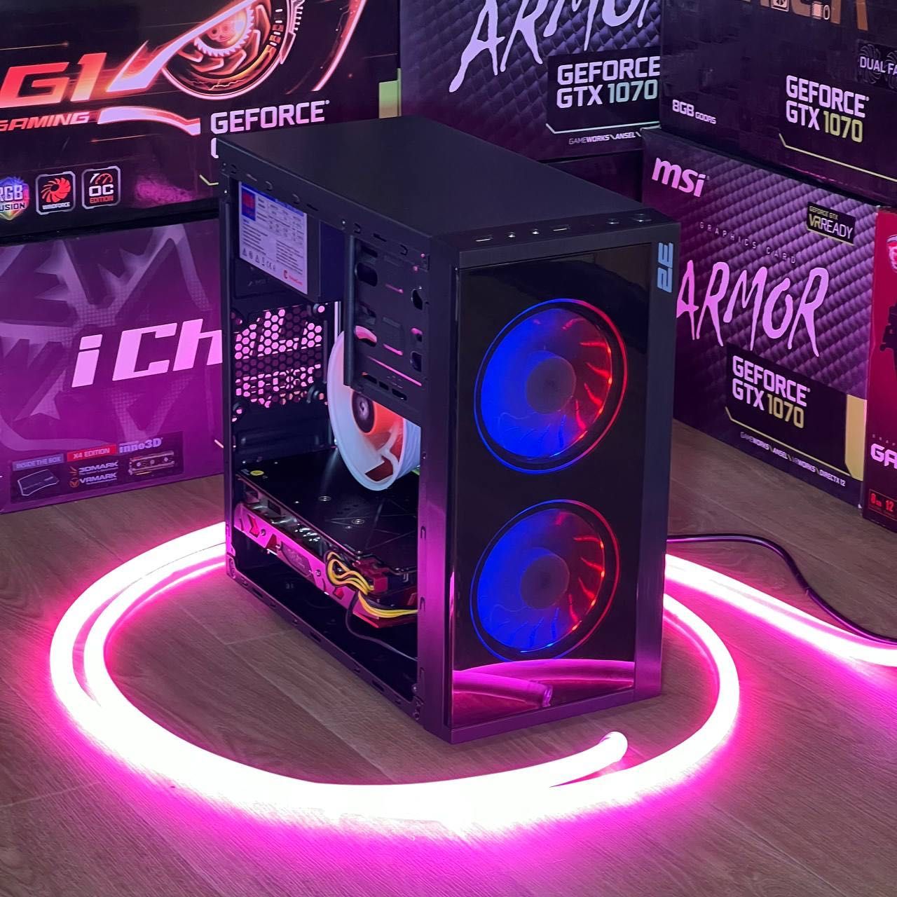 Игровой ПК RX 580 8GB, Intel 12(24) Ядер, 16 ГБ DDR4, SSD