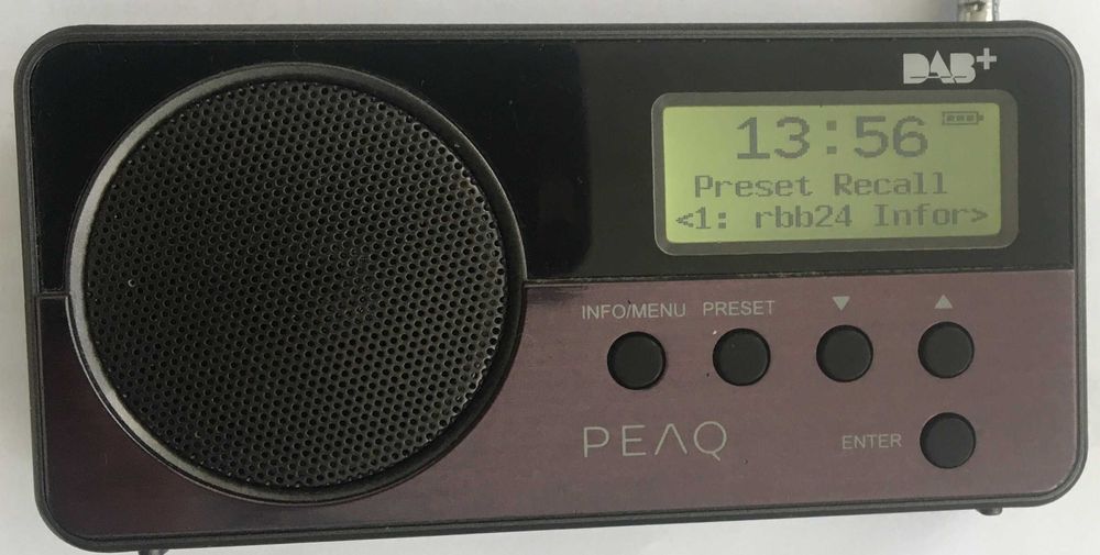 Turystyczne radio cyfrowe DAB+ / UKF - aku / sieć 230 V