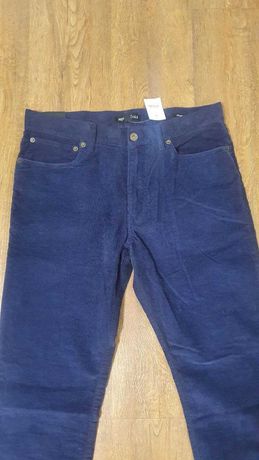 Вельветовые синие джинсы, штаны/брюки J. Crew