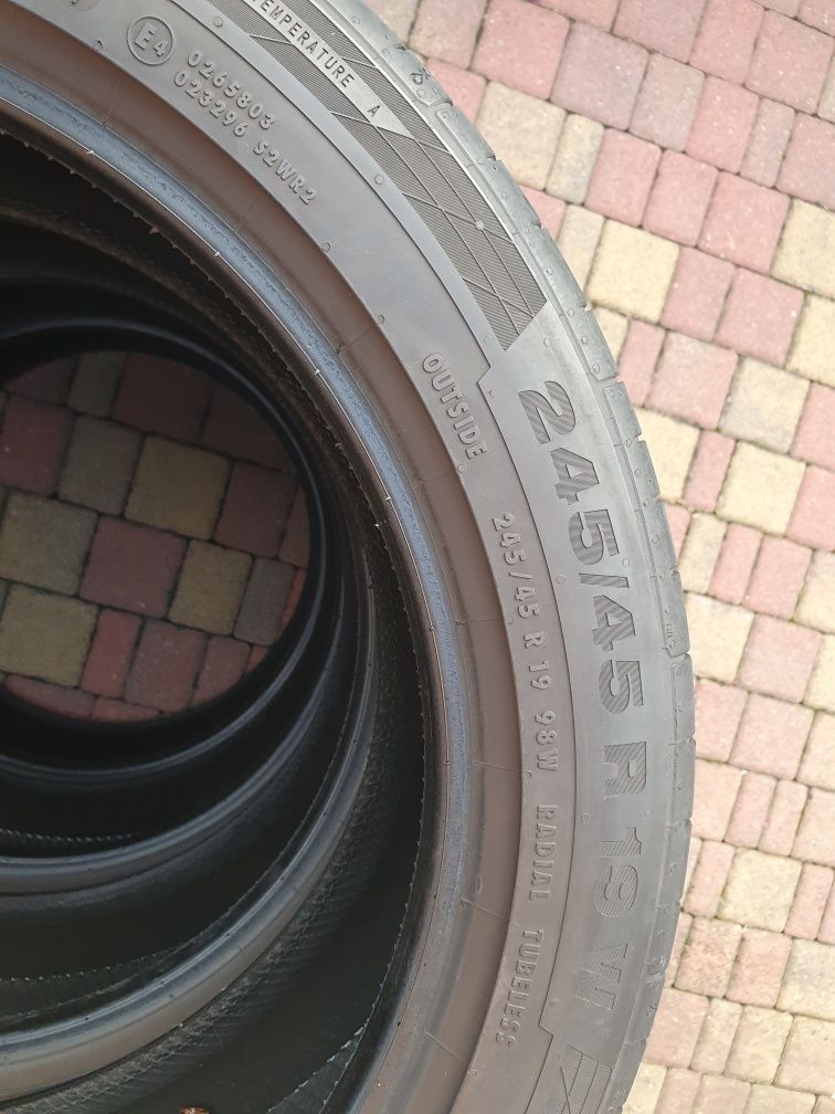 Opony letnie 245/45/ 19 Continental Contisportcontact 5