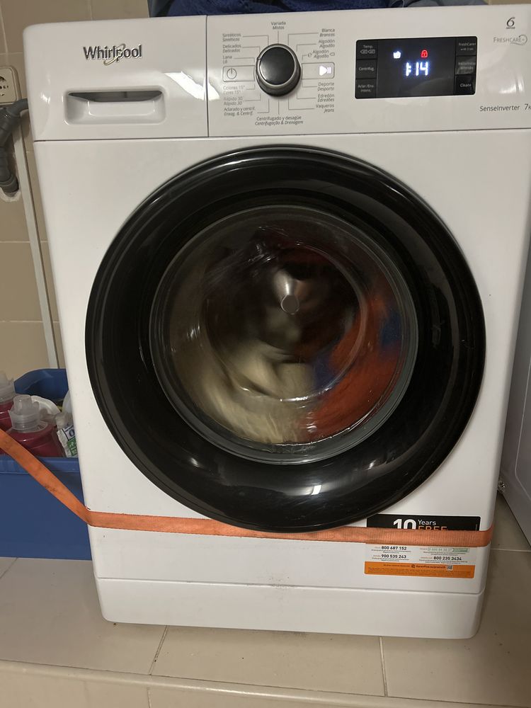 Máquina lavar whirlpool 7kg
