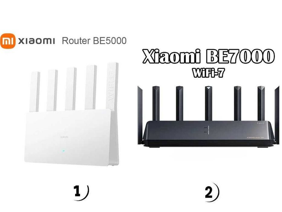 Роутер Xiaomi BE5000 / BE7000 Wi-fi 7 | 2.4/5GHz | 5011 Мб/с |
