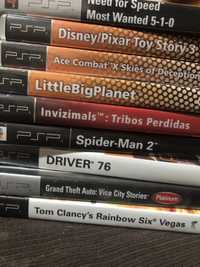 Conjunto de jogos da PSP(ou venda individual)