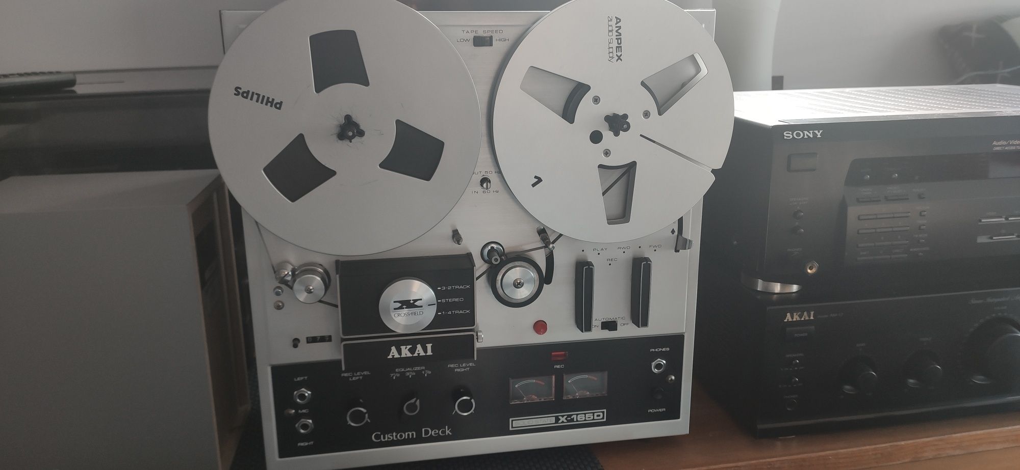Magnetofon szpulowy Akai X-165D