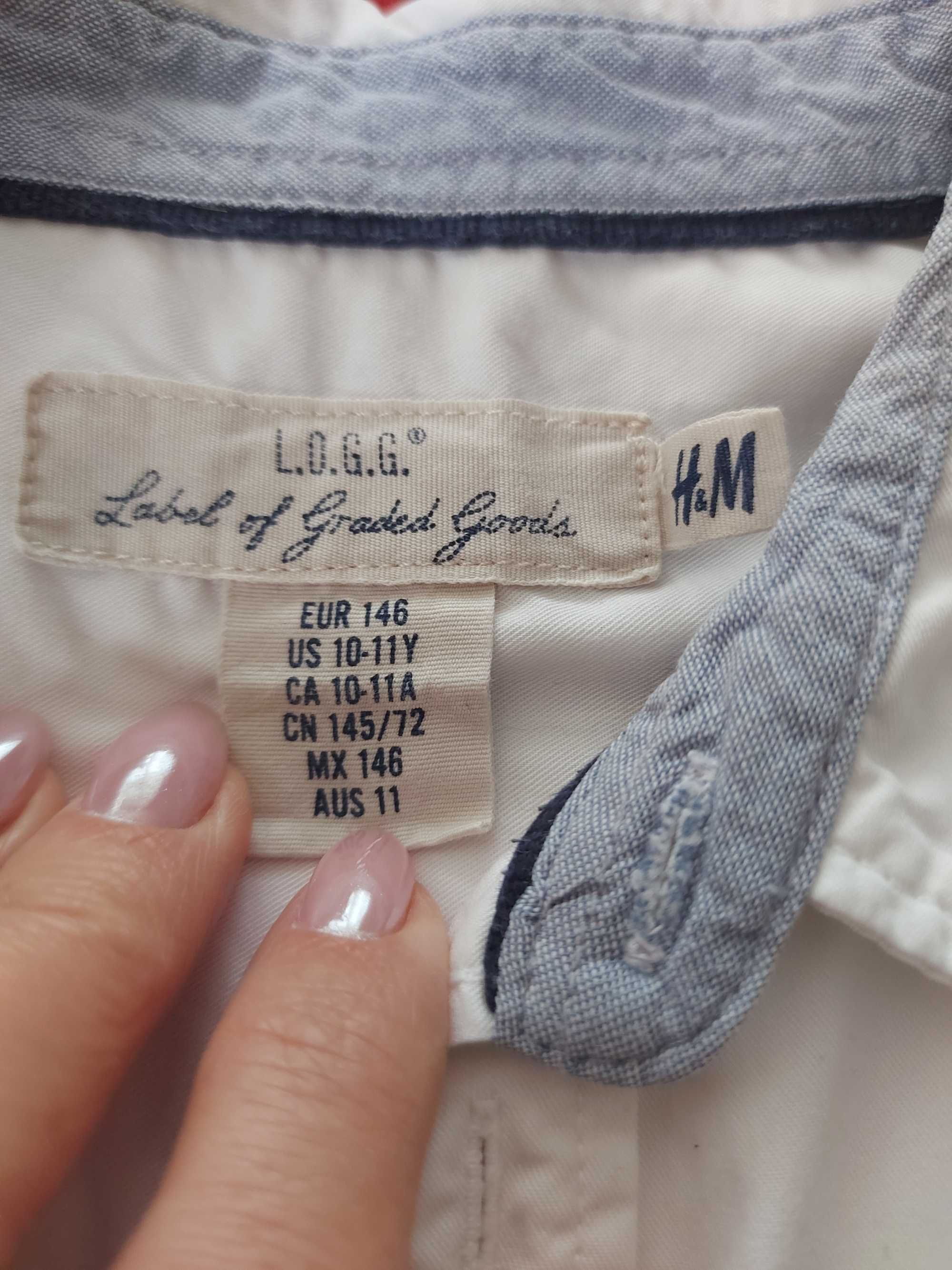 Biała koszula chłopięca 146 h&m