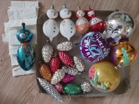Zestaw bombki stare Prl