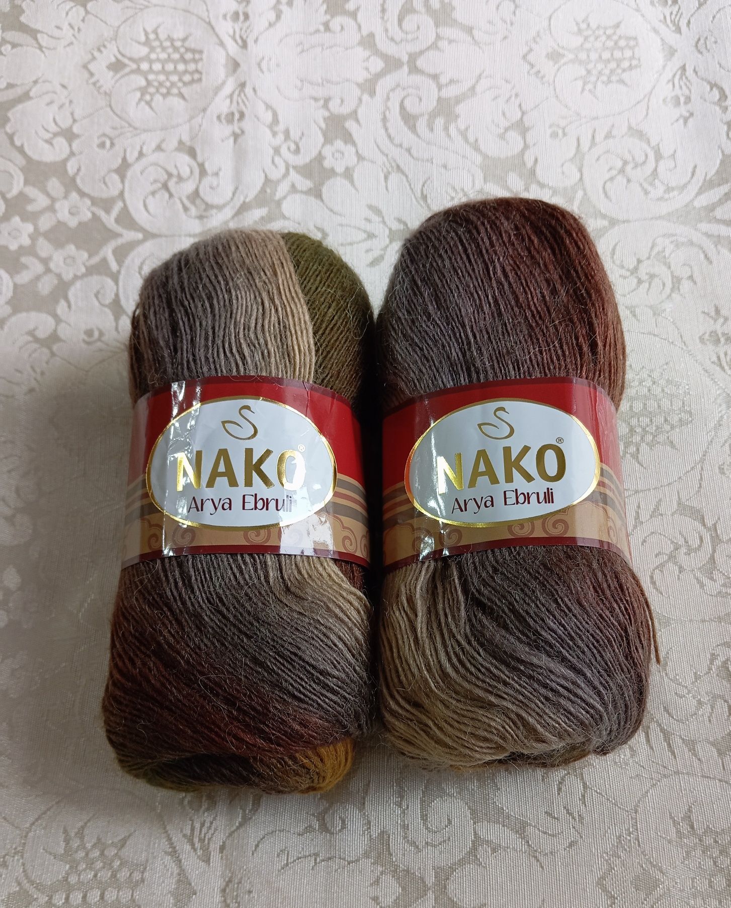 Cieniowana włóczka NAKO Arya Ebruli (86417) - 2 motki