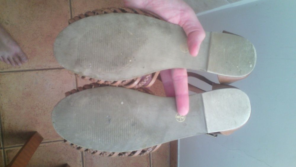 skórzane sandały damskie rozmiar 42,5