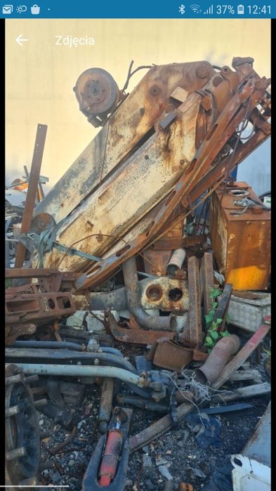 Palfinger pk 35000 hds hiab duży dzwig