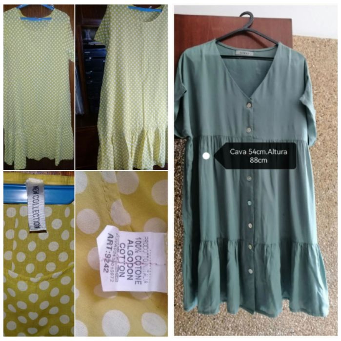 Vestidos. Blusa. Calças