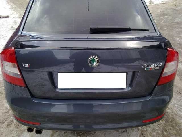 Спойлер качиний хвостик Skoda Octavia A5 RS Шкода Октавія А5 ліфтбек