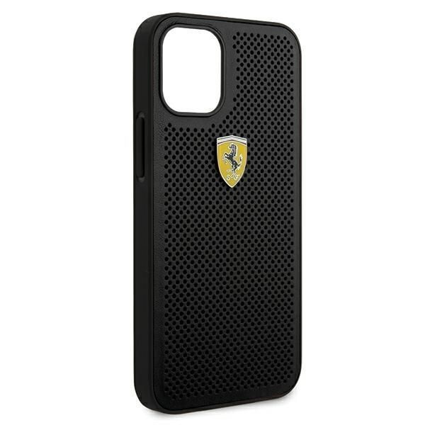 Etui Ferrari iPhone 12 Mini 5,4" Cz-Bk On Track Perforated