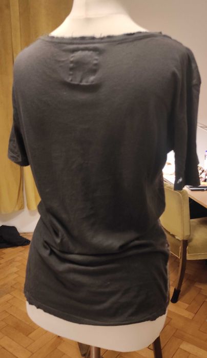 T-shirt koszulka AllSaints S / M 36 /38 crowds ss cut crew