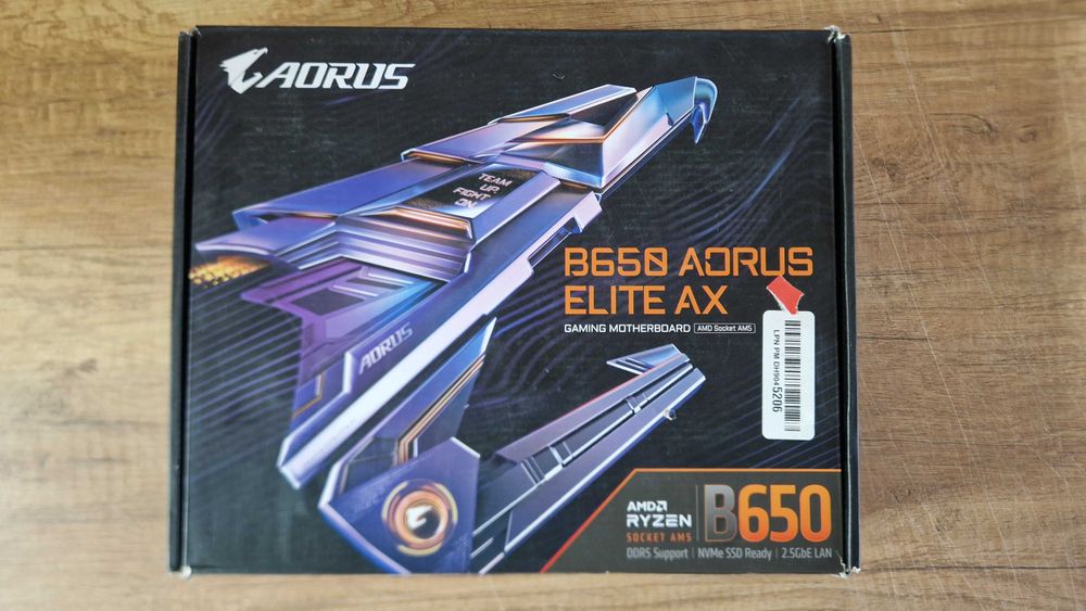 Płyta główna Gigabyte B650 AORUS ELITE AX BOX gwarancja nr. 516395