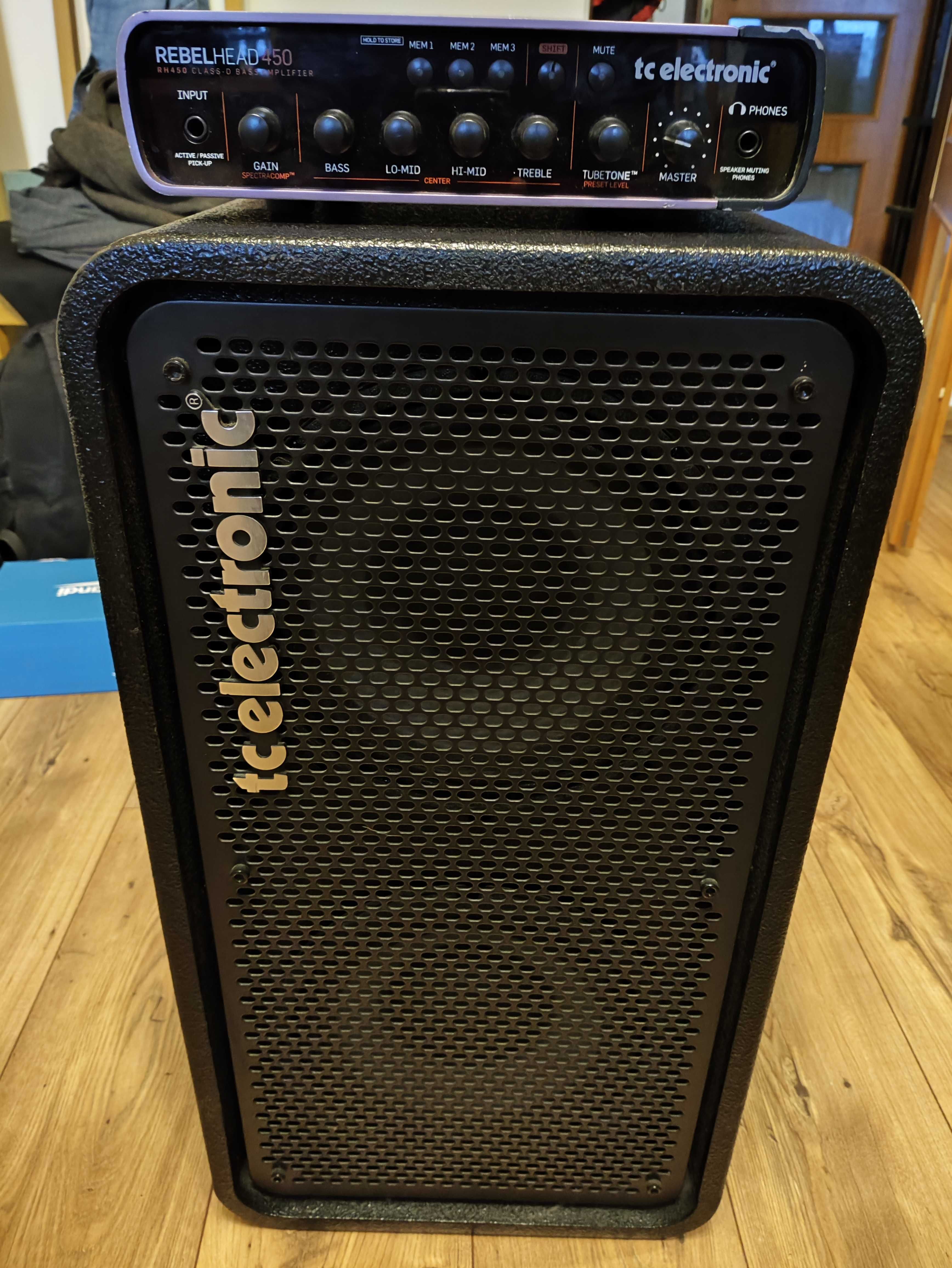 TC Electronic zawodowy zestaw basowy. RH450 RS210
