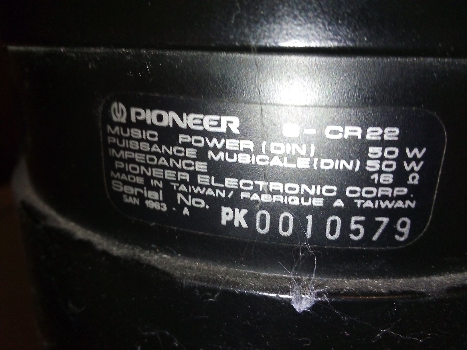 Pioneer monitorki 50W/16Ohm Pioneer!