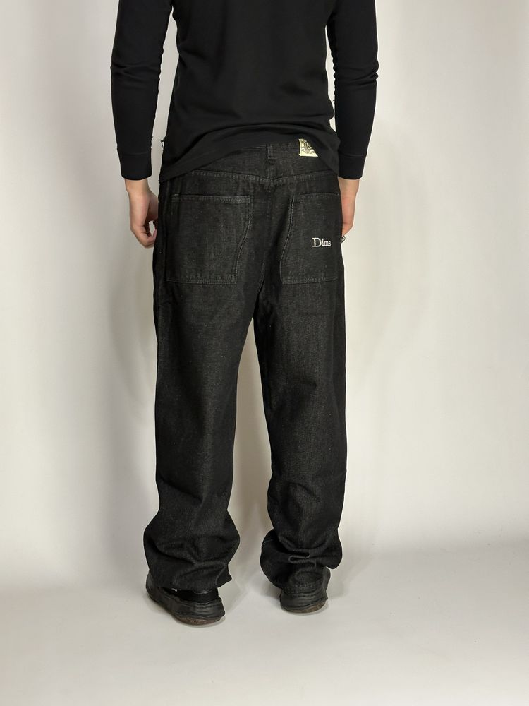 Dime baggy jeans sk8 faded дайм джинси джинсы широкие синие черные M L