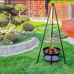 Nowy grill ruszt trójnóg palenisko na działkę ogród biwak camping
