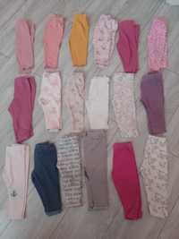 Legginsy w rozm. 74 mega paka 18sztuk