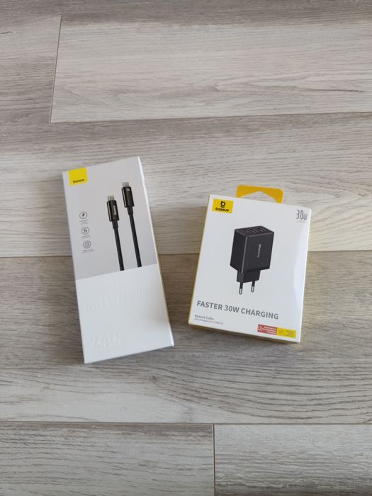 Зарядний пристрій Baseus 30W блок кабель type C швидка зарядка