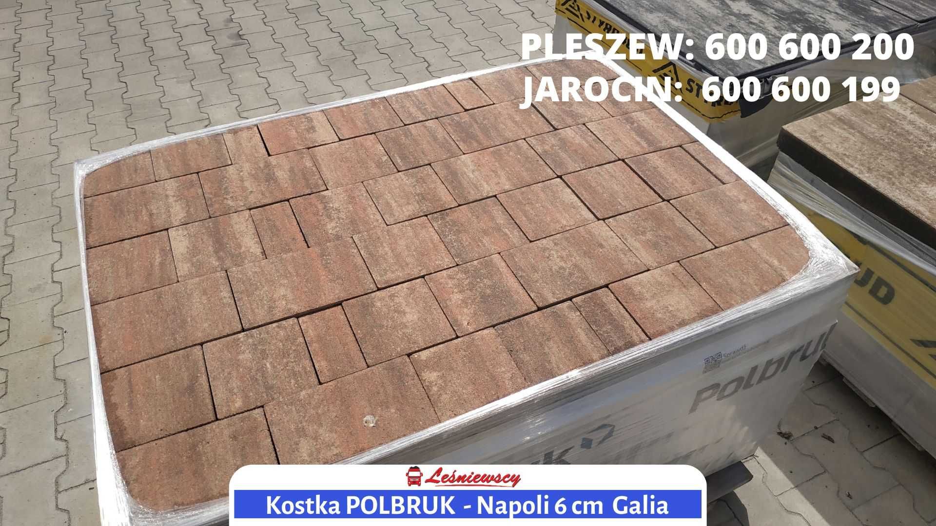 Kostka brukowa POLBRUK-Napoli 6 cm Galia kostka betonowa na podjazd