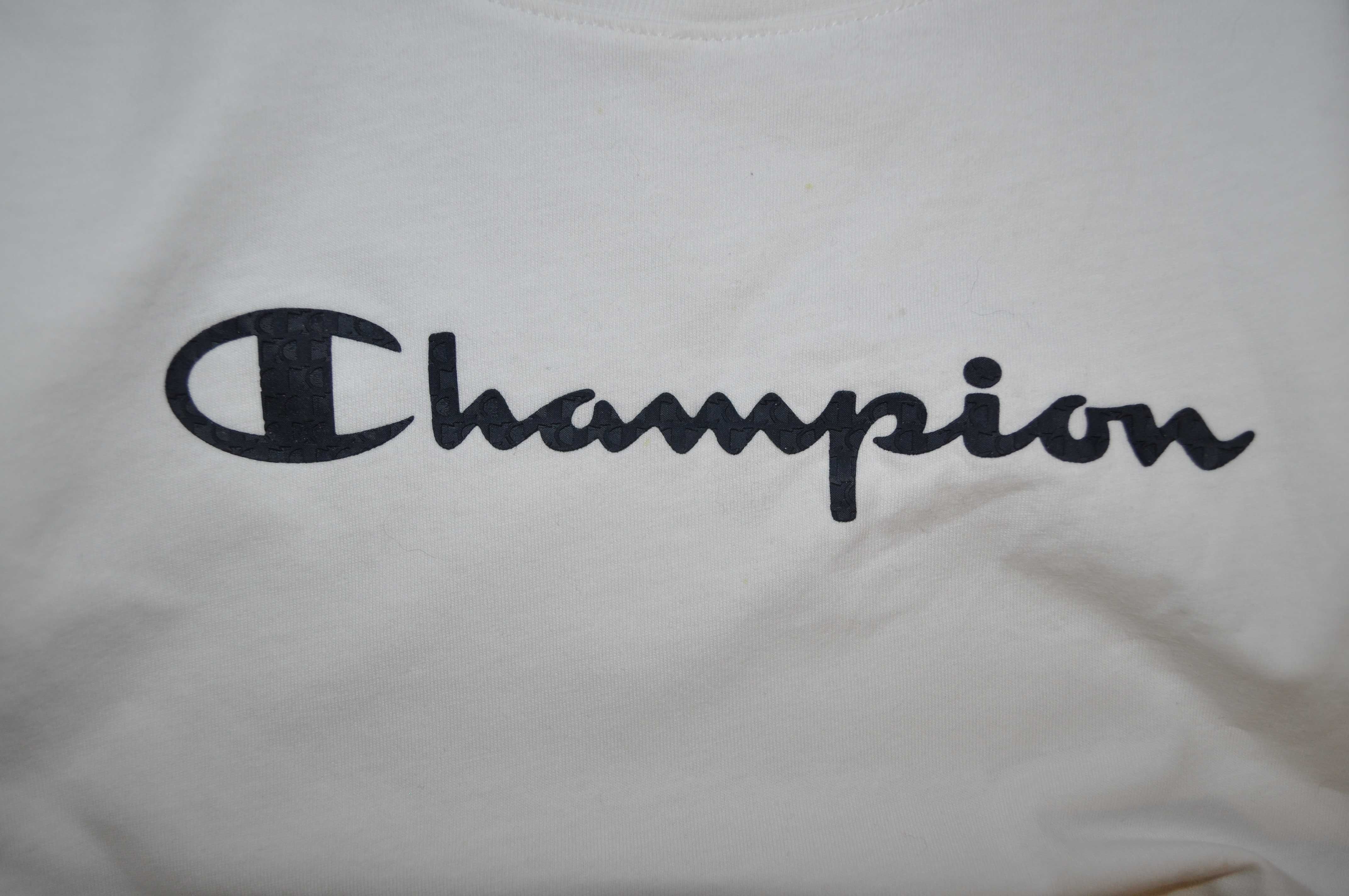 Бавовняна біла футболка Champion