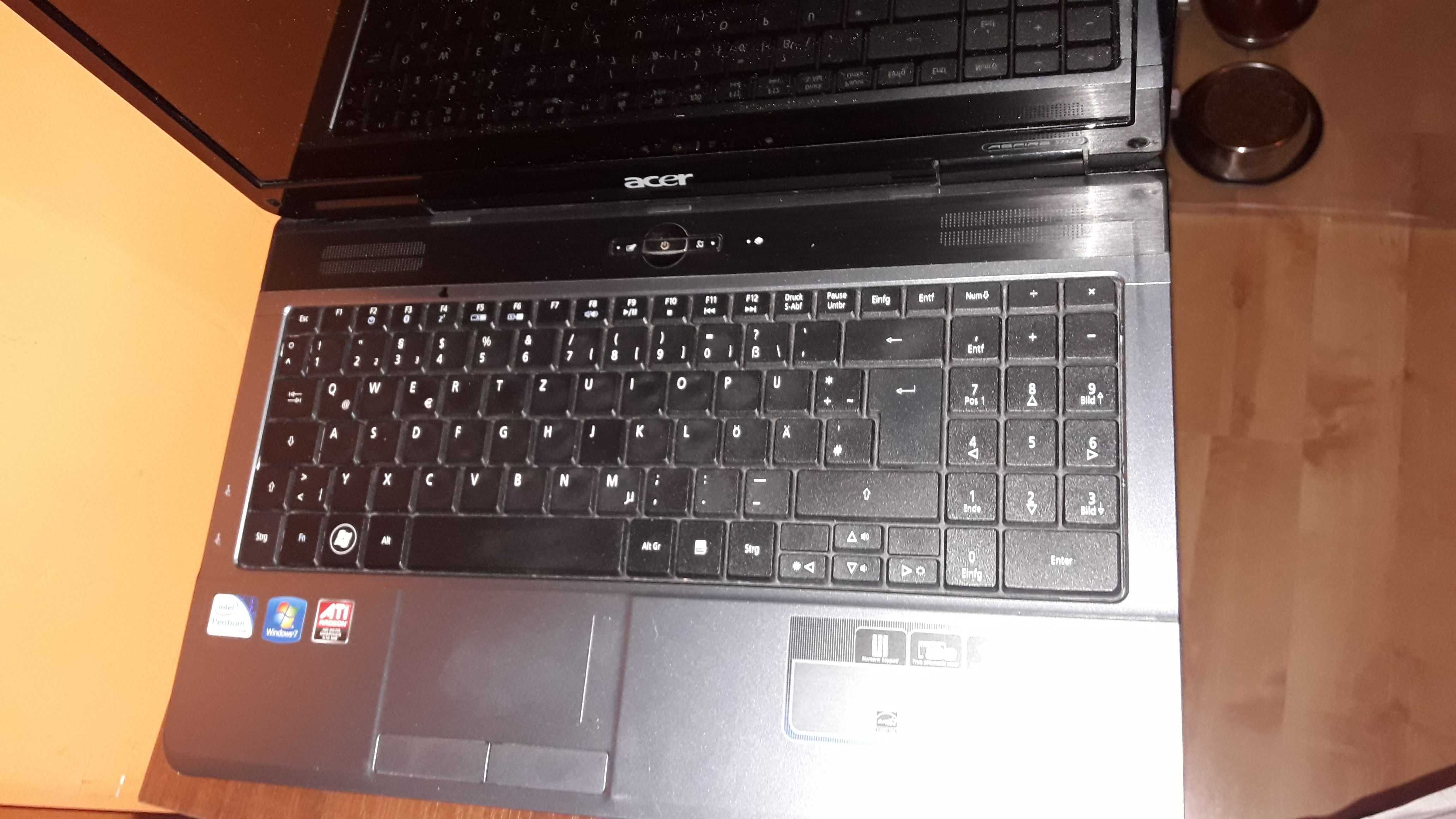 Laptop ACER ASPIRE 5732ZG, T4300, 4GB, 500GB HHD, win10