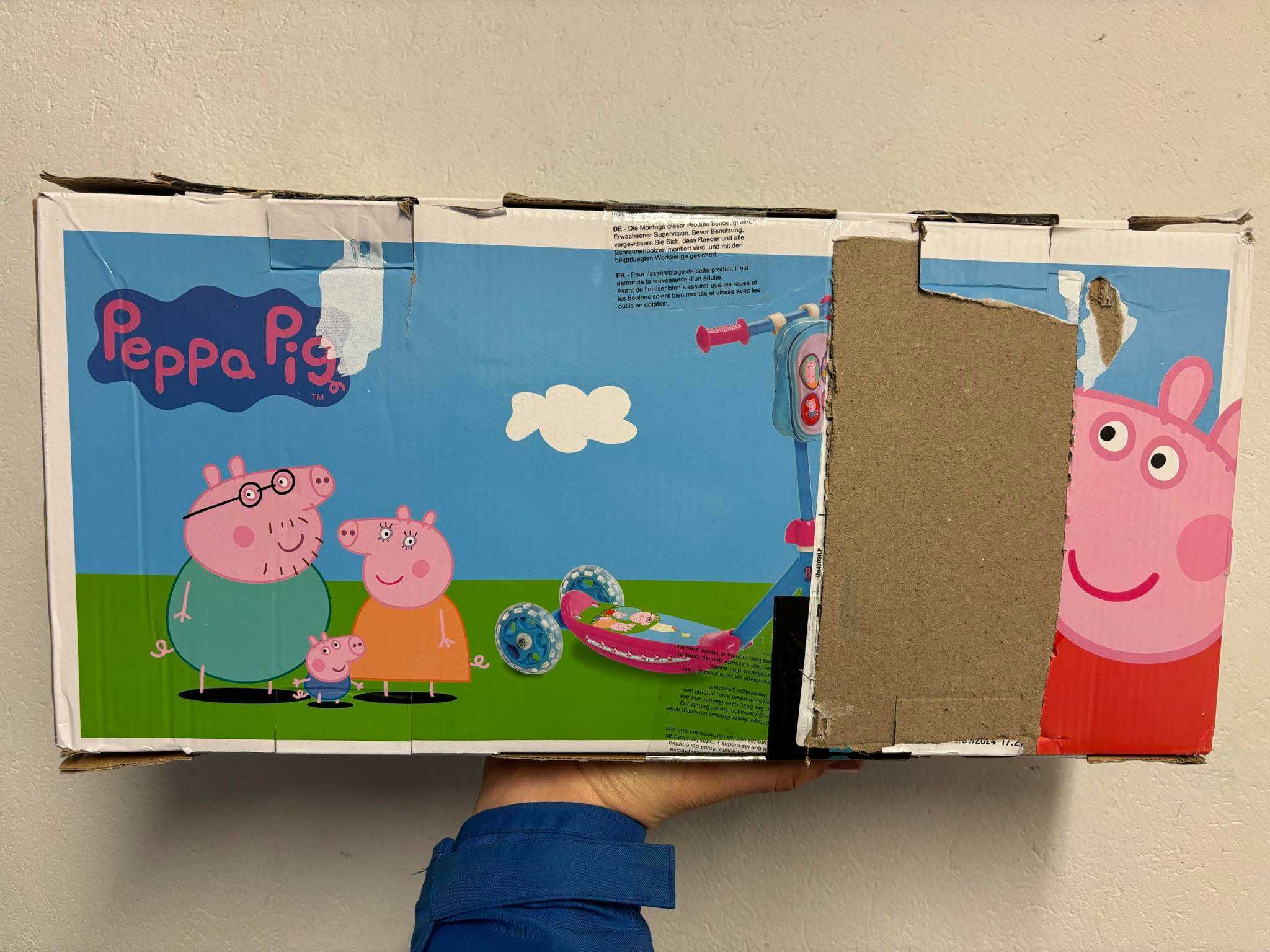 Mondo Toys –PEPPA PIG hulajnoga świnka Peppa z torbą