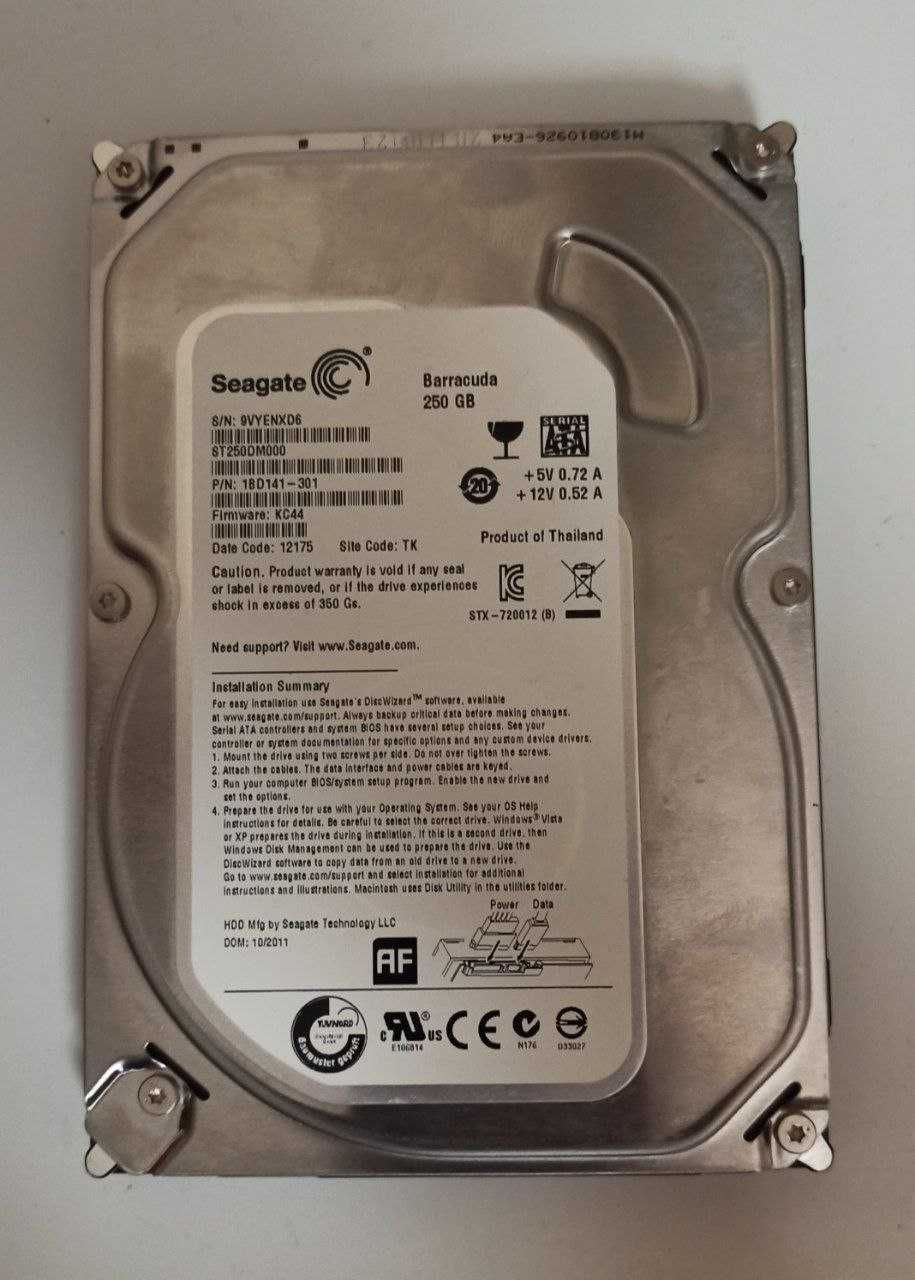Жесткий диск Seagate Barracuda 7200.12 250GB