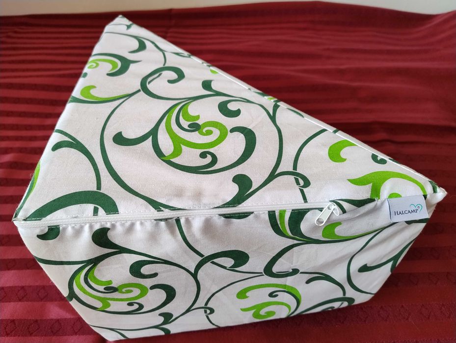 SUPER CENA Poduszka klin Halcamp do łóżeczka pod plecy 54x43x33x22