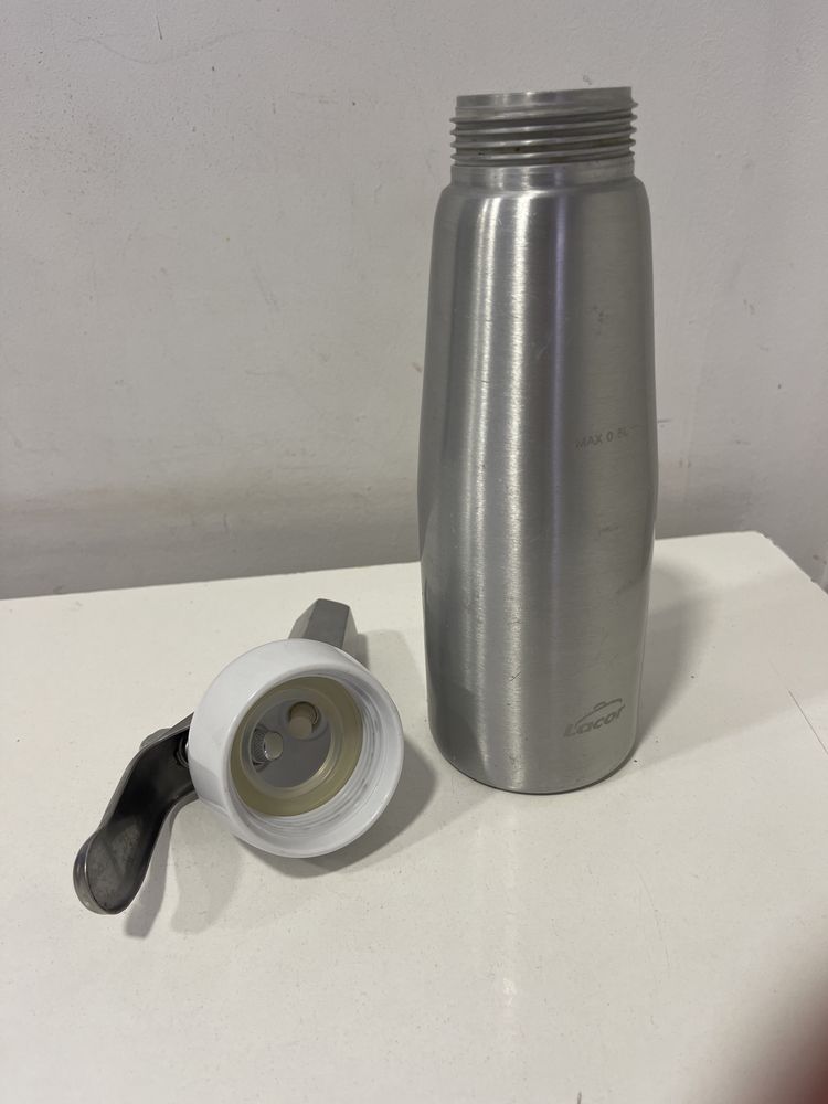 Sifão de Cozinha em Alumínio Creme 0 5 Lts Lacor