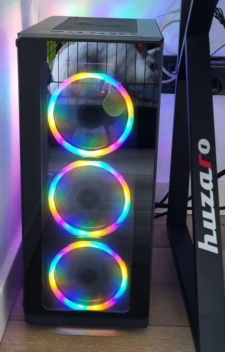 Zestaw komputer + Monitor 22"" Intel i5 4460. Grafika 1070Ti, 24GB ram