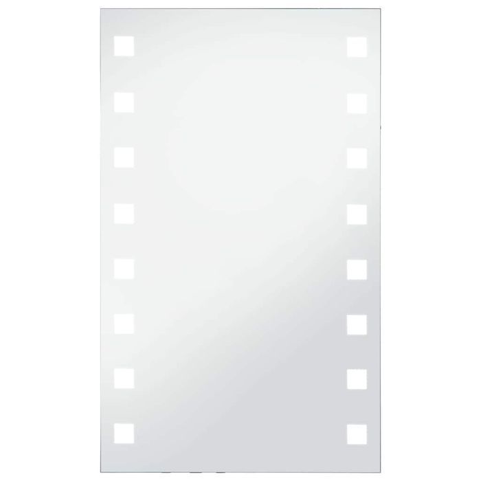 vidaXL Ścienne lustro łazienkowe z LED, 60 x 100 cm