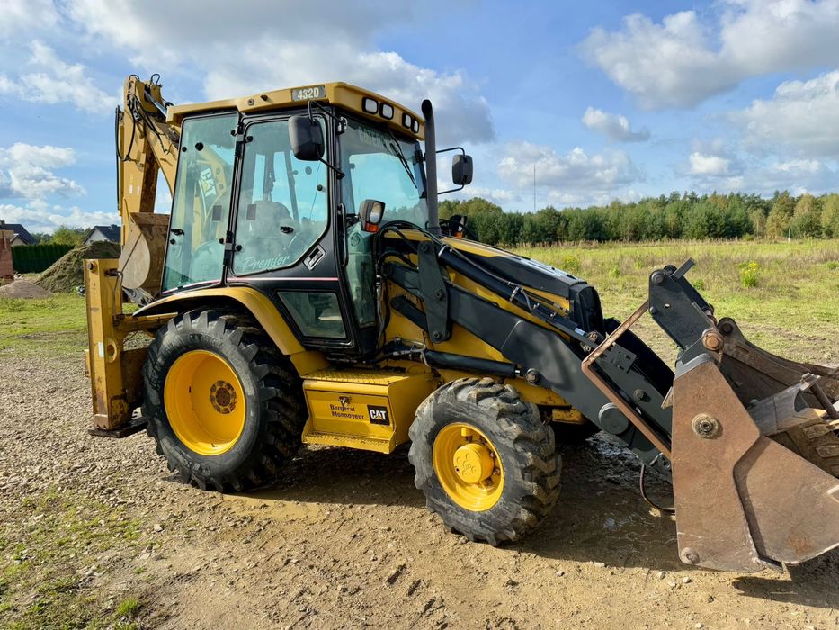 Cat 432d nie spawany 4 lyzki koparko ładowarka caterpillar 432d