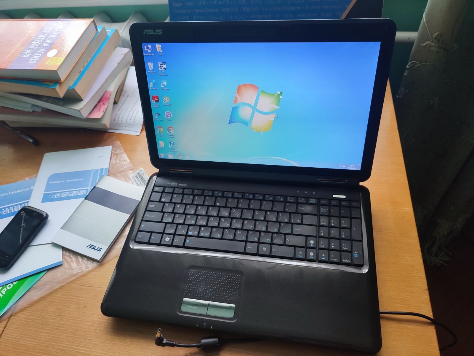 Ноутбук ASUS K50ID SSD диск стан нового