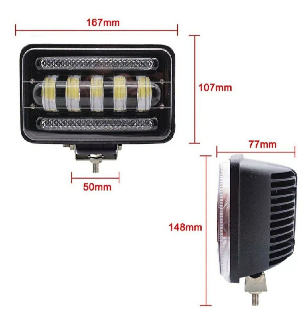 LED/ЛЕД фары, противотуманки, светодиодные фары, доп фары, дхо 50W