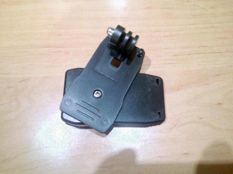 Mocowanie Gopro Xiaomi do plecaka i nie tylko, klamra jaws szczęki