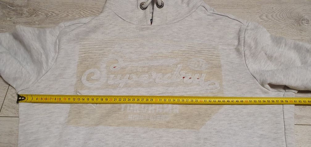 Bluza męska z kapturem SUPERDRY rozmiar L stan bardzo dobry
