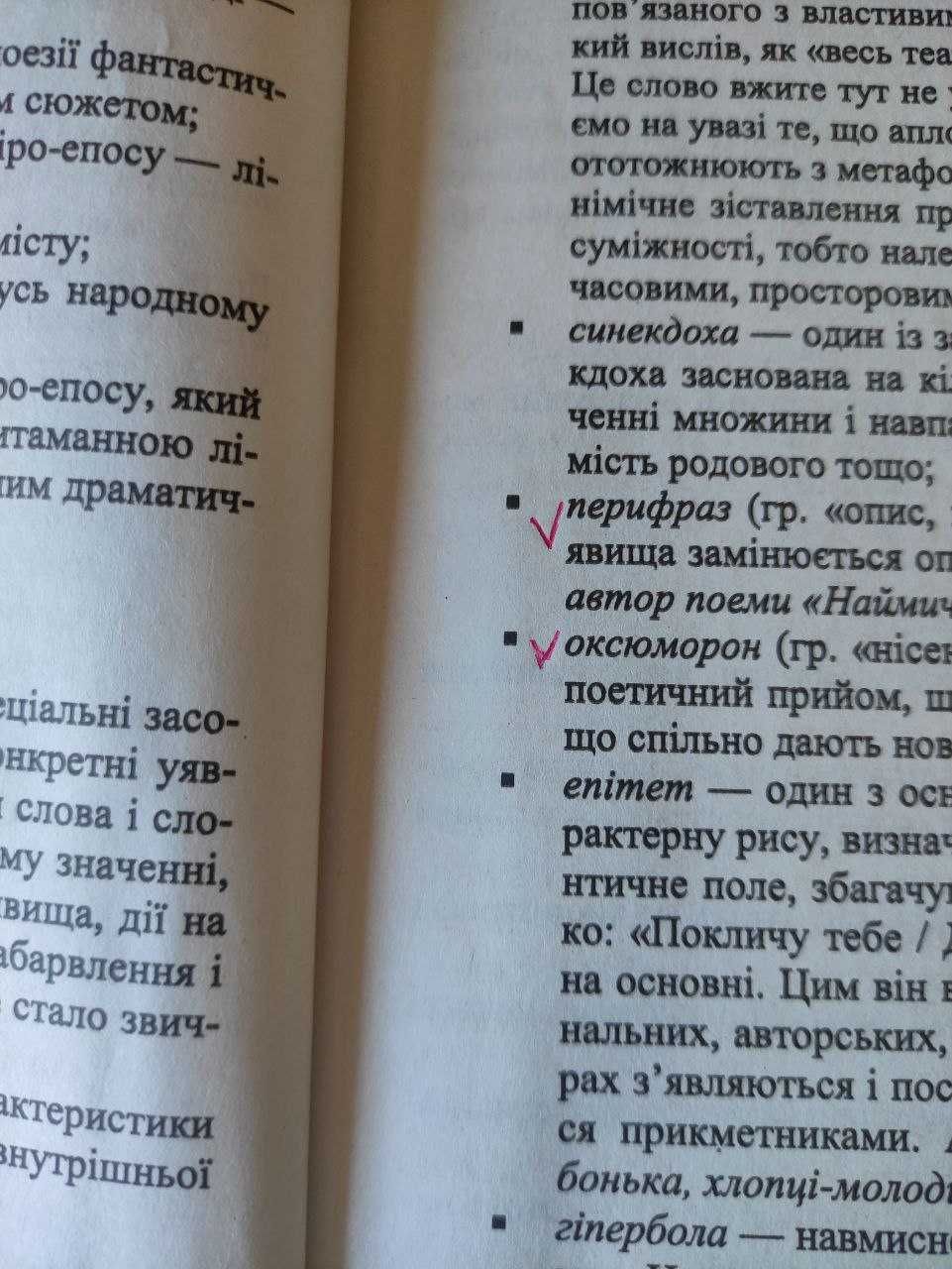 ЗНО/НМТ Українська література 2023