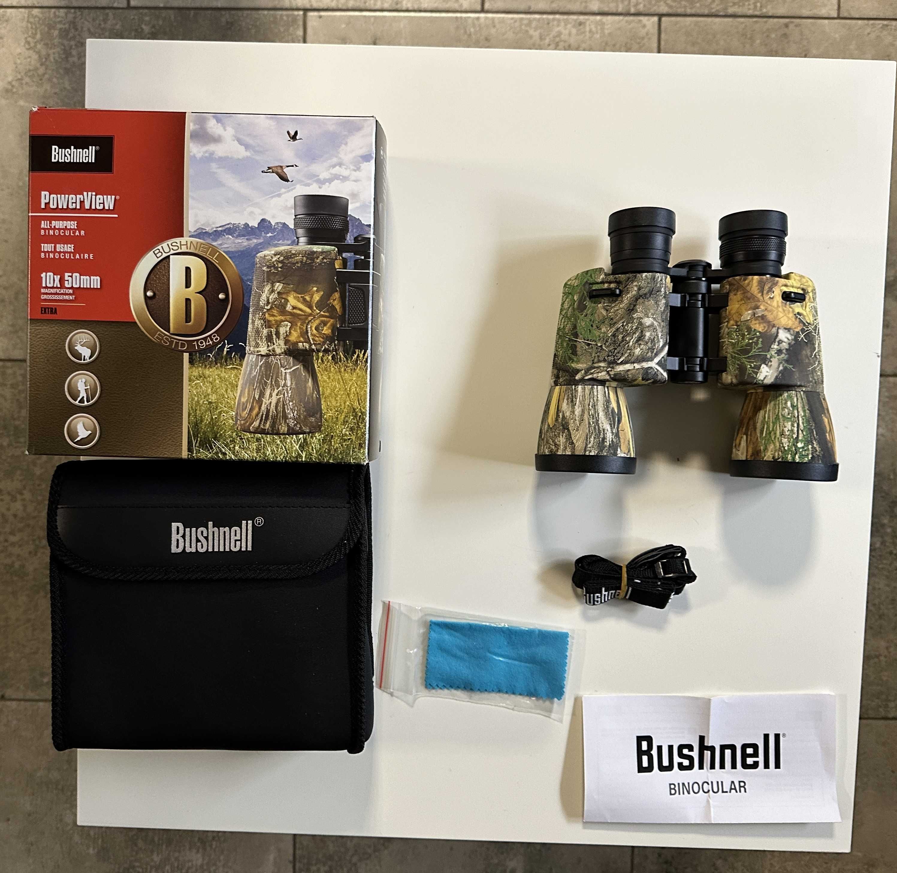 Бинокль Bushnell PowerView 10 x 50mm Porro Prism