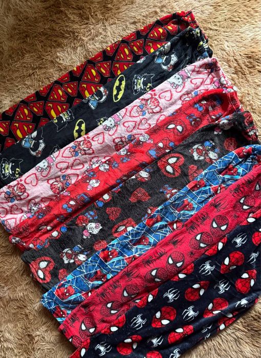 Плюшеві штани Hello Kitty. Spider Man. Batman. Stitch. Kuromi.