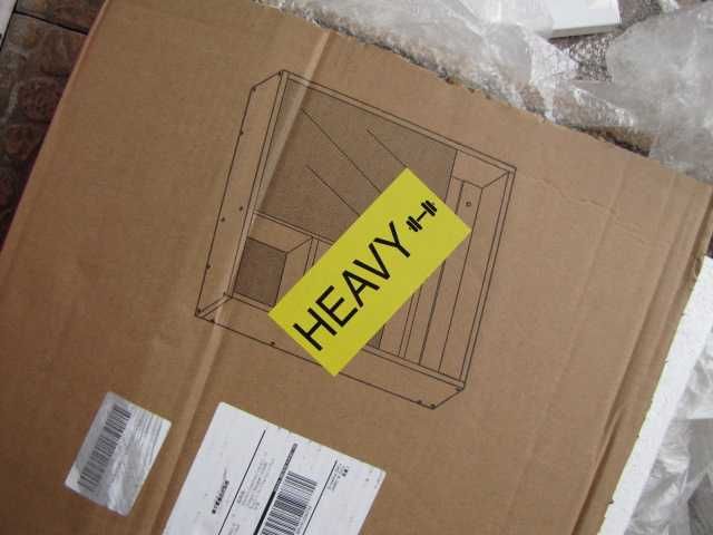 Szafka łazienkowa wisząca z lustrem i półkami bambusowa nowa