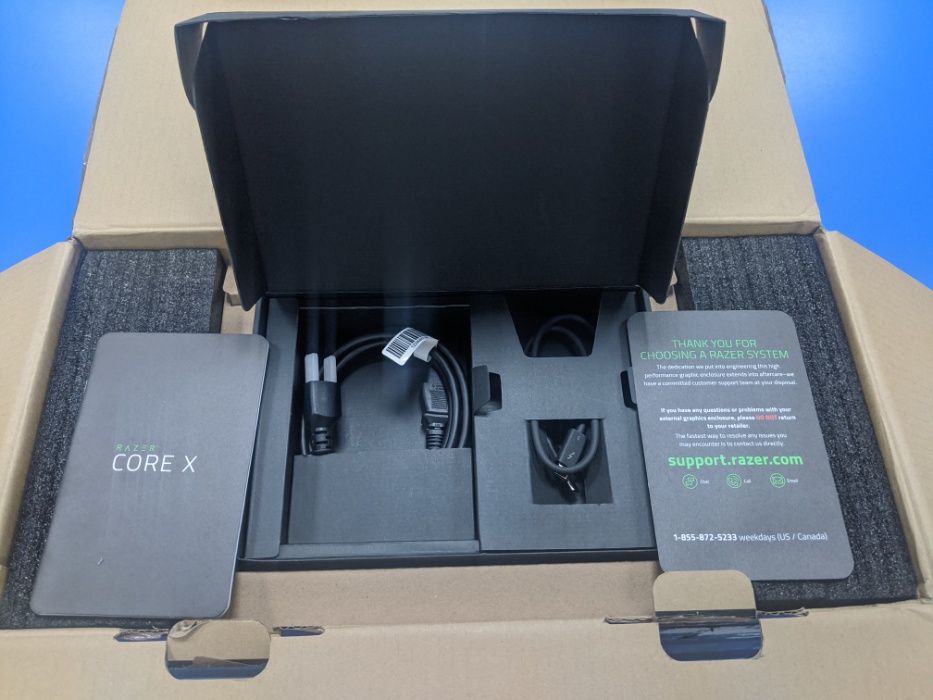 Razer Core X (open box) - бокс для внешней видеокарты eGPU eGFX