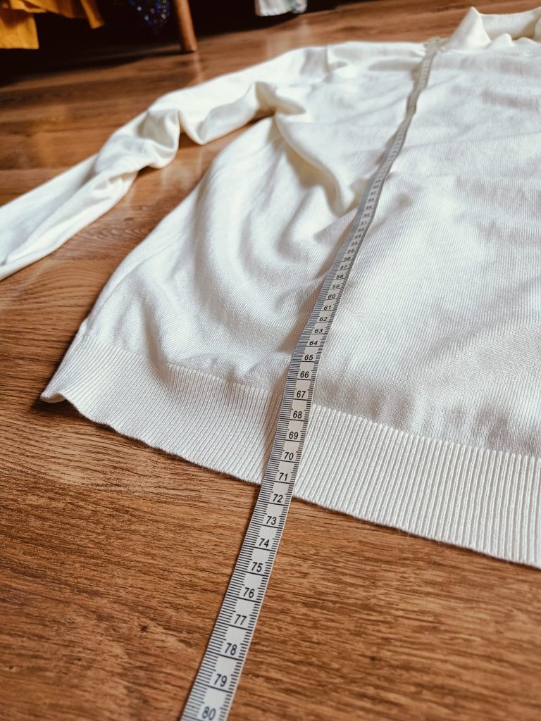 Sweter Soho xl wiskoza nylon L golf jasny elegancki bluza męska
