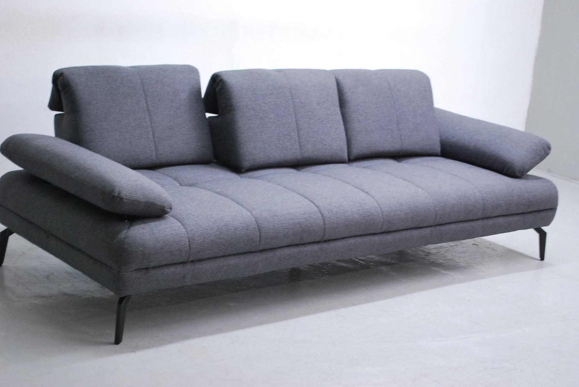 RZP nowa nowoczesna sofa 3 osobowa KANAPA popielata tkanina oparcie r